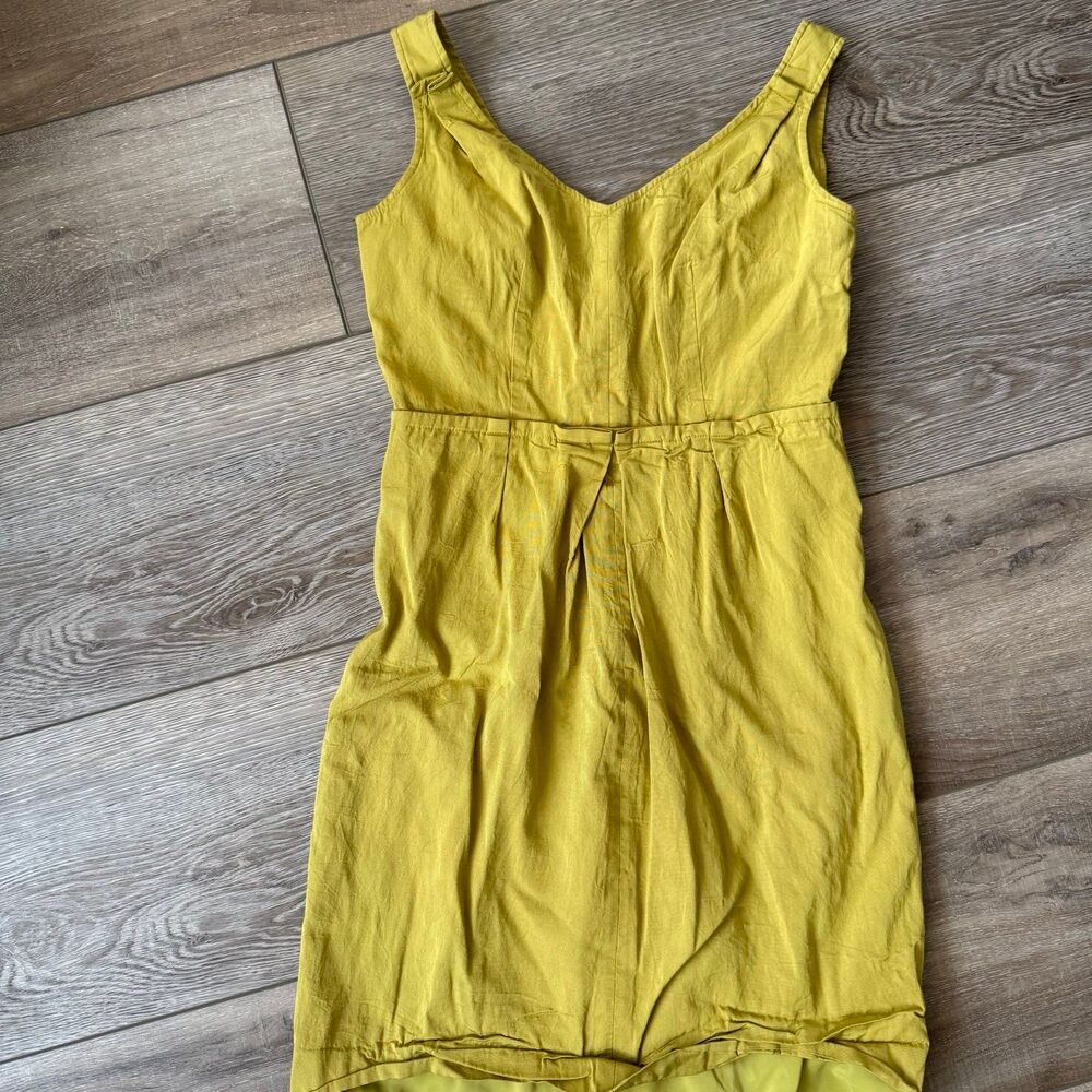 Talbots Marigold Mustard Mini Dress